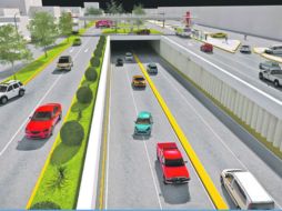 Así se tiene previsto que se construya el viaducto en avenida Vallarta Poniente. ESPECIAL  /