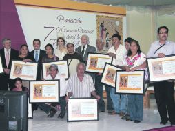 Gran participación.- En el concurso participaron artesanos de  Michoacán, Oaxaca, Chihuahua, Estado de México y Jalisco.  /