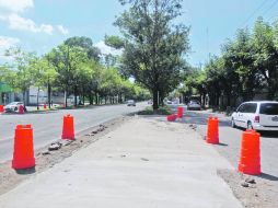 La zona de las obras. Los trabajos están previstos parar durar 16 semanas.  /