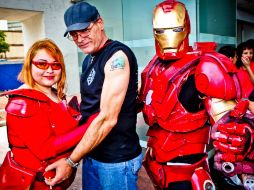 James O’Barr creador de ''La sombra del cuervo'' durante la convención de comics. EL UNIVERSAL  /