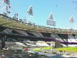La escenografía que será utilizada en la Ceremonia Inaugural de los Juegos Olímpicos de Londres 2012 está casi lista.  /