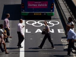 Habrá 48 kilómetros preferenciales para atletas y miembros de las delegaciones olímpicas. AFP  /