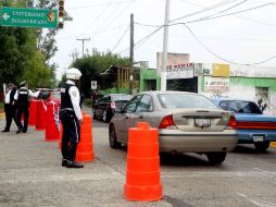 Omitir las vueltas a la izquierda, permitió que fluyera más rápido el tránsito por avenida Vallarta.  /
