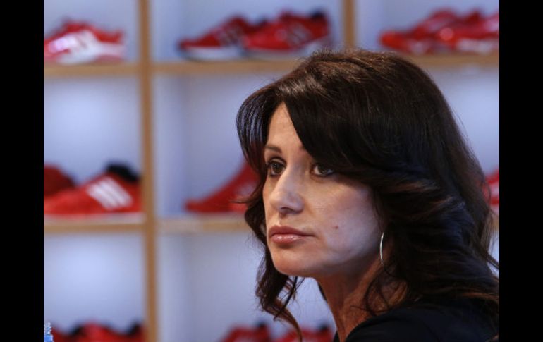 Nadia Comaneci participó en algunos actos publicitarios y colaborará con medios de comunicación durante la justa. EFE  /