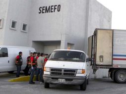 Los cuerpos recuperados han sido trasladados al Servicio Médico Forense. ARCHIVO  /
