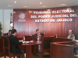 Sesión del Tribunal Electoral del Poder Judicial del Estado de Jalisco.  /