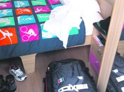 Corazón del la villa. Aspectos del interior de los departamentos en donde se alojan los atletas olímpicos.  /