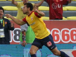 Miguel Sabah fue el autor del gol al minuto 24 del primer tiempo. XINHUA  /