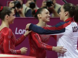 Las estadounidenses logran el primer sitio con un total de 183.596 puntos. AP  /