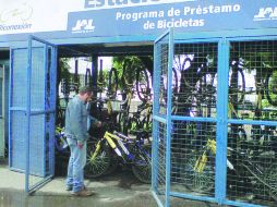 Con 200 bicicletas, el préstamo de bicicletas arranca en el módulo ubicado en la estación Periférico Norte del Tren Ligero.  /
