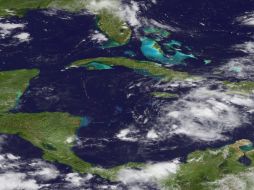 Imagen de la tormenta tropical que hoy está en el Mar del Caribe. AFP  /