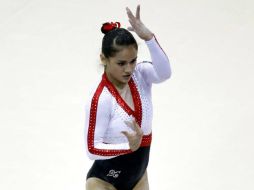 La atleta está en la Villa Olímpica en compañía del equipo mexicano de gimnasia. ARCHIVO  /