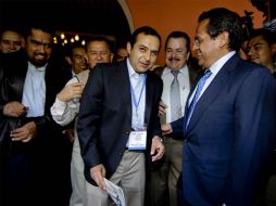Ernesto Cordero durante su participación en el encuentro entre Legisladores Electos del PAN. EL UNIVERSAL  /