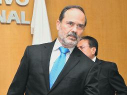 El líder nacional del PAN no niega sus diferencias con el proceder de Calderón en el proceso de renovación del partido. EL UNIVERSAL  /