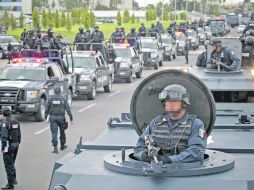 La Policía Federal desplegará más de tres mil elementos en las zonas en en que se han registrados hechos violentos.EL UNIVERSAL  /