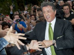 El actor estuvo ayer en Londres para promocionar la película ''Los indestructibles 2''. AP  /