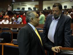 También avalan diputados Ley para combatir Trata de Personas. En la imagen, Raúl Vargas y Héctor Álvarez.  /