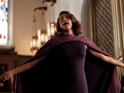 La exposición coincide con el estreno de la última película de Whitney Houston, ''Sparkle''. EFE  /