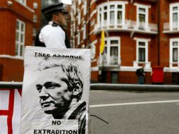 Julian Assange, lleva 59 días refugiado en una pequeña habitación de la embajada de Ecuador en Londres. EFE  /