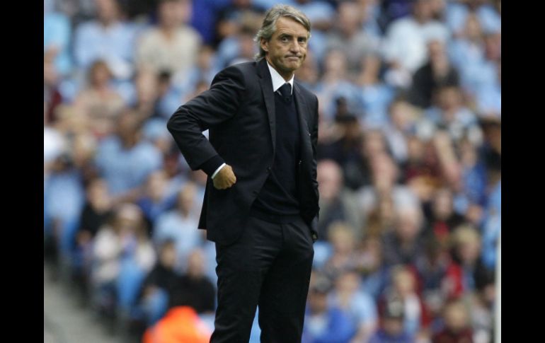 Roberto Mancini señala que la zona en la que el argentino sufrió la lesión es peligrosa. ARCHIVO  /