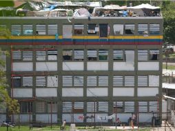 Vista parcial de los pabellones de la cárcel de Yare. EFE  /