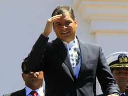 El presidente ecuatoriano, Rafael Correa, tuvo un diálogo con periodistas extranjeros y nacionales en la ciudad de Guayaquil. ARCHIVO  /