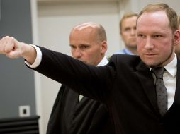 El ultraderechista Anders Behring Breivik fue condenado a la pena máxima de 21 años de cárcel. AFP  /