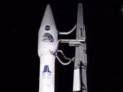 La partida del cohete quedó postergada debido a un fallo en uno de los monitores de las condiciones meteorológicas. AP  /