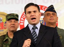 El ministro colombiano de Defensa, Juan Carlos Pinzón, aseveró que se trató de un 'acto de terror'. ARCHIVO  /