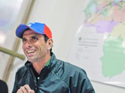 Henrique Capriles se apresta a dar su mejor esfuerzo en pos de conseguir la victoria en la carrera presidencial. EFE  /