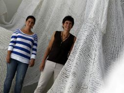 Ana Joaquina Ramírez y Claudia Rodríguez fueron las promotoras del tejido de la red que hace referencia a la contaminación del Santiago  /
