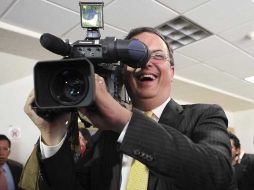 Marcelo Ebrard, previo a la reunión con legisladores del PRD en San Lázaro. EL UNIVERSAL  /