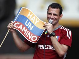 El candidato Henrique Capriles. ARCHIVO  /