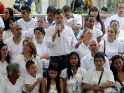 Creció la imagen favorable del presidente colombiano Juan Manuel Santos. EFE  /
