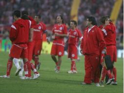 Los Diablos Rojos del Toluca ya estan listos para el encuentro que se llevará a cabo en el estadio Nemesio Díez. ARCHIVO  /