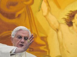 Angelus. El Papa bendice a los asistentes a la Plaza de San Pedro y les participa de su próximo viaje al Medio Oriente. AFP  /