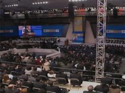 El Presidente Felipe Calderón pronuncia esta mañana de lunes su último informe de gobierno. ESPECIAL  /