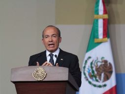 Calderón admitió que pese a avances en combate a pobreza prevalecen rezagos. NOTIMEX  /