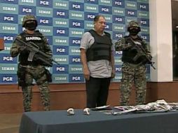 Efectivos de la marina armada detuvieron a Osiel Cárdenas Guillén. ESPECIAL  /