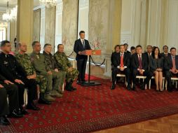 El presidente de Colombia, Juan Manuel Santos, anunció el inicio de un proceso de paz con las FARC. EFE  /