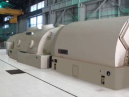 Turbinas generadoras como la de la imagen serán instaladas en el nuevo proyecto. ESPECIAL  /