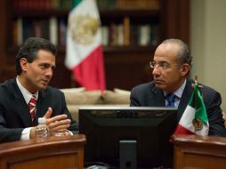 El Presidente Felipe Calderón asegura que se han golpeado las estructuras financieras de los cárteles mexicanos. NTX  /