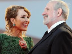 Noomi Rapace y Brian de Palma, en el último día de competencia de La Mostra. EFE  /