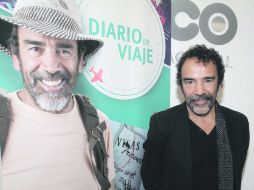 Damián Alcázar; las grabaciones de su nuevo programa lo llevaron a nueve países. EL UNIVERSAL  /