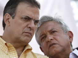 Marcelo Ebrard dijo que ahora la tarea de las izquierdas es mantenerse unidas. ARCHIVO  /