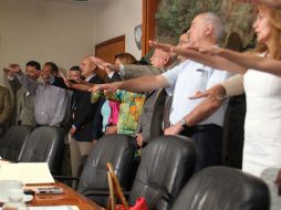 Toma de protesta a los integrantes del Consejo Tarifario.  /