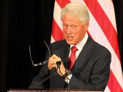 En una alocución de 41 minutos Clinton elogió los logros del presidente Obama en cuatro años de gobierno. EFE  /