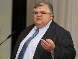 El gobernador del Banco de México, Agustín Carstens, ofreció la conferencia magistral: México y la nueva realidad global. NTX  /