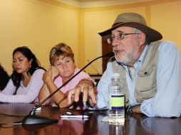 Javier Sicilia habla hoy junto a madres víctimas del narcotráfico. Hoy concluye un recorrido de más de 10 mil kilómetros en EU. EFE  /