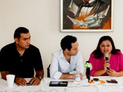 Rueda de prensa de Movimiento Ciudadano para marcar su postura sobre resolución del Tribunal Electoral. ESPECIAL  /